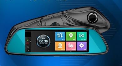 4G云鏡 定位 導航 遠程視頻 、集成OBD 胎壓監(jiān)測 一鍵抓拍